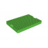 Brick, Modified 16 x 24 x 2 with 1 x 4 Indentations on Ends (Container Top): {ярко зелен}