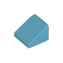 Покривна плочка 1X1X2/3, гладка: {умерено небесносин}