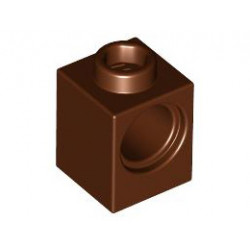 Техническа тухличка 1X1 : {червеникаво-кафяв}
