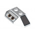 Wedge 2 x 4 Triple with Eyes and Dark Bluish Gray Panels Pattern (Shu Todoroki): {бял}