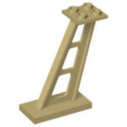 Опора 2X4/2X2, наклонена: {тухлено жълт}