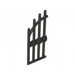Врата 1 x 4 x 9 сводеста порта с решетки и три шипа: {титаниево метален}