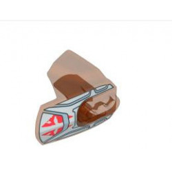 Черупка A 4M, No. 21 : {прозрачно флуорисциращо червеникаво оранжев}