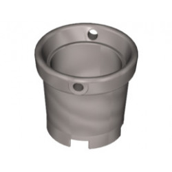 Belville Utensil Bucket Round: {сребърно метален}