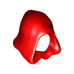Minifigure, Headgear Hood: {ярко червен}