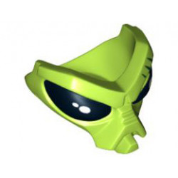 Face, Alien with Black Eyes Pattern (Alien Conquest Commander): {ярко жълто-зелен}