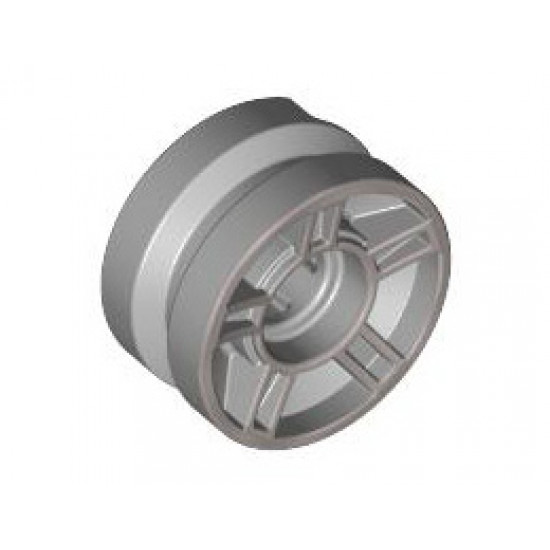 Wheel 11mm D. x 6mm with 5 Spokes: {умерено каменно сив}