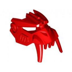 Hero Factory Mask, Gorilla (Raw-Jaw): {ярко червен}