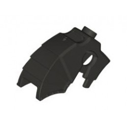 Horse Battle Helmet, Stud on Top and 3 Neck Plates (Unicorn) : {титаниево метален}