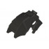 Horse Battle Helmet, Stud on Top and 3 Neck Plates (Unicorn) : {титаниево метален}