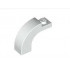 Тухличка 1х3x2 с вътрешна и външна дъга, нова : {бял}