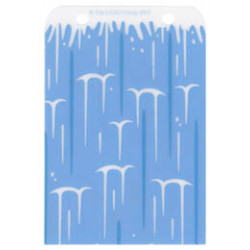 Plastic Rectangle 8 x 11 1/2 with Waterfall Pattern: {неопределен}