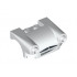Vehicle, Mudguard 3 x 4 with Headlights, Moustache Grille and Mouth Pattern: {бял}