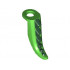 Minifigure, Costume Tail Lizard with Scales Pattern and Dark Green Horns: {ярко зелен}