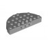 Brick, Round Corner 4 x 8 Full Brick Double : {умерено каменно сив}