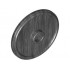 Minifigure, Shield Round with Stud and Ring Around Edge: {титаниево метален}
