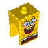 Minifigure, Head Modified SpongeBob SquarePants with Open Smile Large Pattern: {ярко жълт}