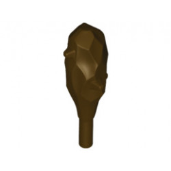Minifigure, Weapon Club, Small (Caveman): {тъмно кафяв}
