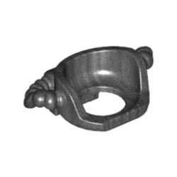 Minifigure, Breathing Apparatus (Cad Bane) : {титаниево метален}
