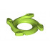 Ring 4 x 4 with 2 x 2 Hole and 4 Snake Head Ends (Ninjago Spinner Crown): {ярко жълто-зелен}