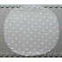 Minifigure, Bridal Veil, Cloth with Silver Dots Pattern: {бял}