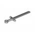 Minifigure, Weapon Sword, Greatsword Round : {хромирано сребрист}