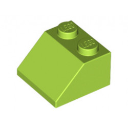 Покривна плочка 2X2/45° : {ярко жълто-зелен}