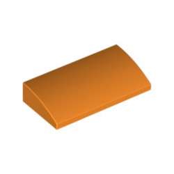 Плочка с дъга 2X4x2/3: {ярко оранжев}