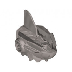 Hero Factory Mask, Robotic Shark (Jawblade): {сребърно метален}