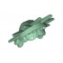 Minifigure, Hair Female with Spiked Tiara (Lady Liberty): {пясъчно зелен}