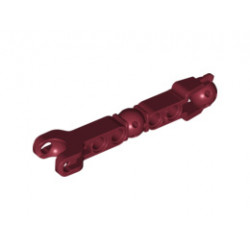Hero Factory Arm / Leg with Ball Joint and Ball Socket and 4 Pin Holes: {нов тъмно червен}