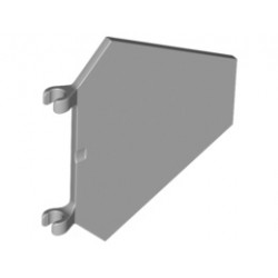 Флаг 1.5 мм 5X6 с 2 държача : {умерено каменно сив}