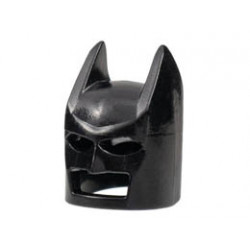 Minifigure, Headgear Mask Batman Cowl (Wide Ears) : {черен}