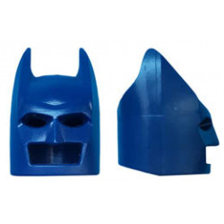 Minifigure, Headgear Mask Batman Cowl (Wide Ears) : {земно син}