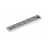 Tile 1 x 6 with Ruler Pattern: {бял}