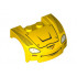 Vehicle, Mudguard 3 x 4 x 1 2/3 Curved Front with Headlights and Smile Pattern (Jeff Gorvette): {ярко жълт}