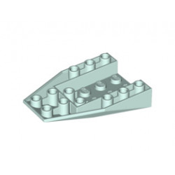 Wedge 6 x 4 Triple Inverted with Connections between 4 Studs: {аквамарин}
