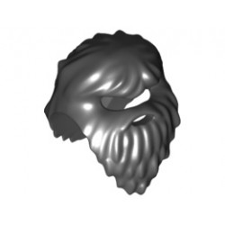 Minifigure, Hair Beard - Giant (Hagrid) : {черен}