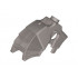 Horse Battle Helmet, Stud on Top and 3 Neck Plates (Unicorn): {сребърно метален}