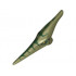 Dinosaur Head Pteranodon with Eyes and Dark Green Stripes Pattern: {маслинено зелен}
