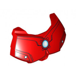 Large Figure Chest Armor Small with Iron Man Reactor Pattern: {ярко червен}
