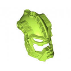 Hero Factory Mask (Black Phantom / Speeda Demon / Voltix): {ярко жълто-зелен}