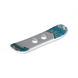 Сноуборд за мини фигурка No. 2: {бял}