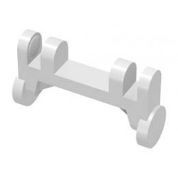 Minifigure, Utensil Stretcher Wheels: {бял}