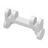 Minifigure, Utensil Stretcher Wheels: {бял}