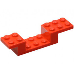 Bracket 8 x 2 x 1 1/3: {ярко червен}