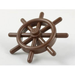 Boat, Ships Wheel: {земно оранжев}
