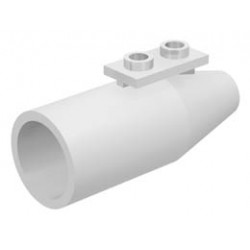 Engine, Smooth Large, 1 x 2 Thin Top Plate: {бял}