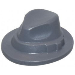 Minifigure, Headgear Hat, Narrow Brim (Fedora): {тъмно каменно сив}