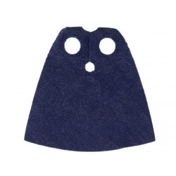 Minifigure Cape Cloth, Standard - Traditional Starched Fabric - 3.9cm Height: {земно син}